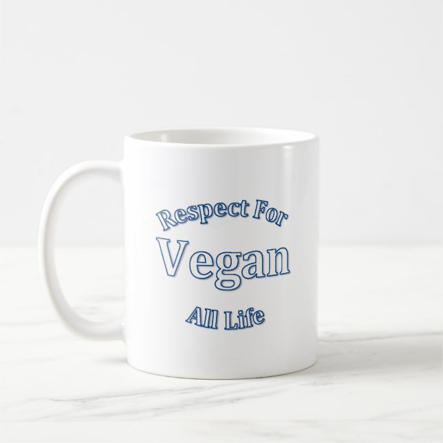 Vegan Respect Mug (Left)