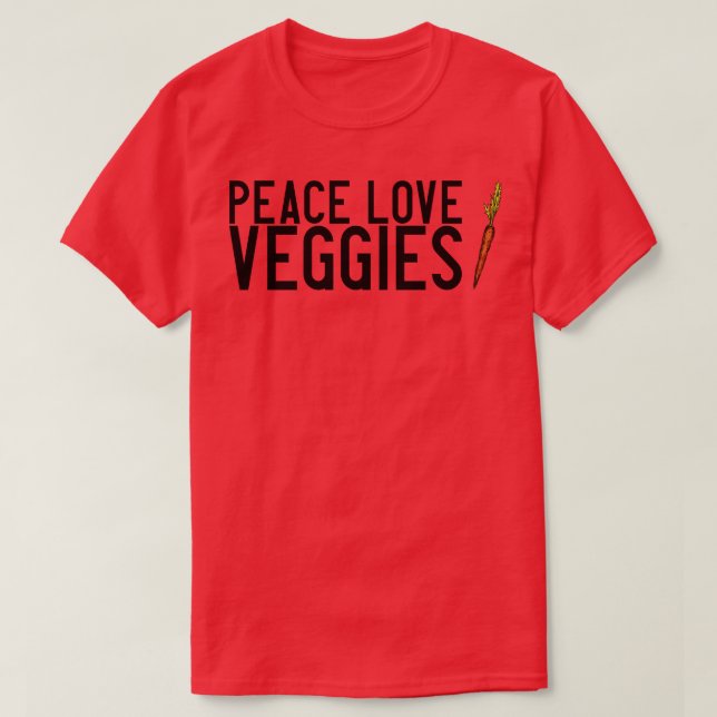 Vegan rot Gift 4 T-Shirt (Design Front)