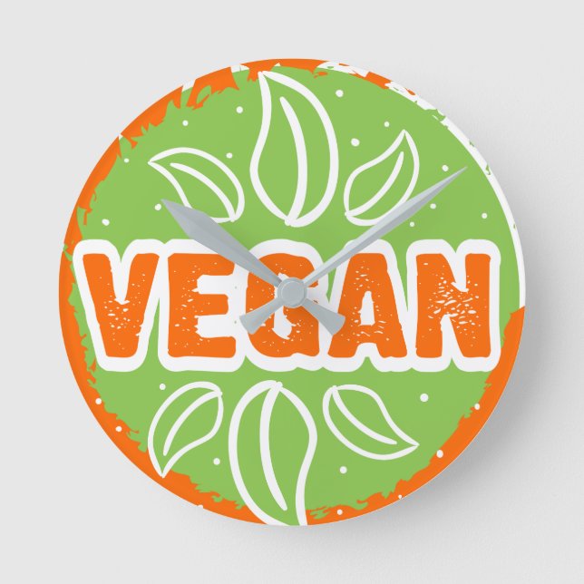 Vegan Round Clock (Front)