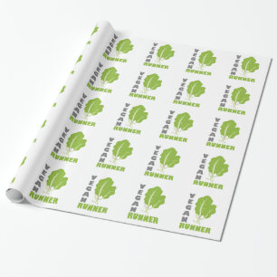 Vegan Runner - Kale Wrapping Paper