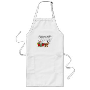 Vegan Santa Long Apron