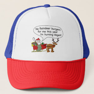 Vegan Santa Trucker Hat
