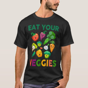 Vegan Shirt Kids Toddler Boys Eat Your Veggies Veg