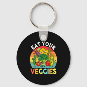 Vegan Shirt Kids Toddler Boys Eat Your Veggies Veg Key Ring