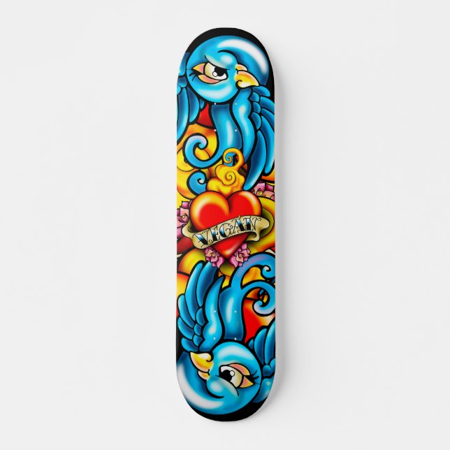 Vegan Skate Army Skateboard (Front)