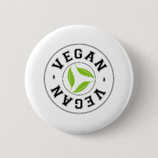 Vegan Sports Logo 6 Cm Round Badge