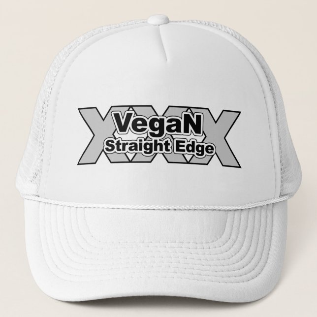 Vegan Straight Edge Hat (Front)