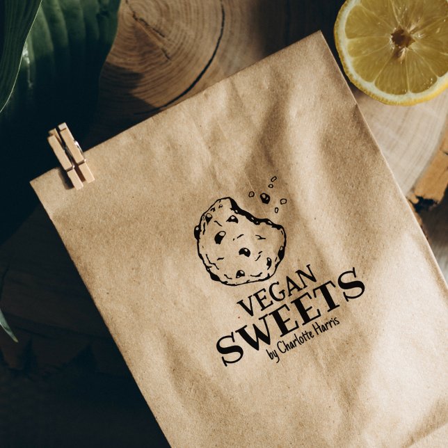 Vegan Sweets, Baking  Rubber Stamp (Creator Uploaded)