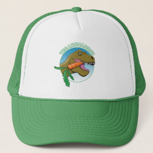Vegan T-Rex - Veganism Humour Trucker Hat