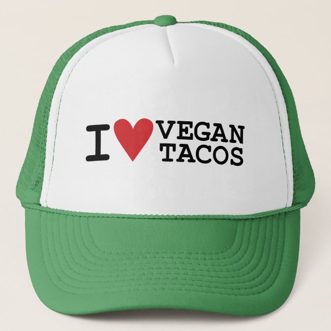 Vegan Tacos Trucker Hat (Front)