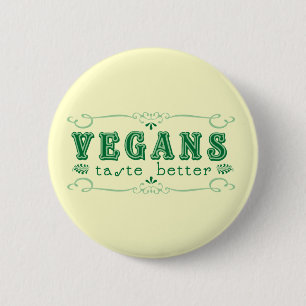 Vegan Taste 6 Cm Round Badge