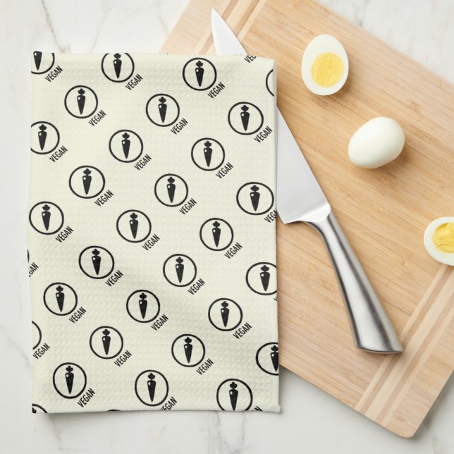 Vegan Tea Towel (Quarter Fold)