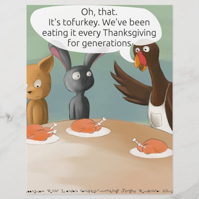 Vegan Thanksgiving Funny (Front)