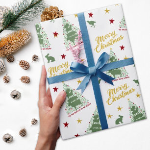 Vegan Tree Wrapping Paper
