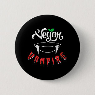 Vegan Vampire 6 Cm Round Badge
