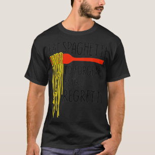 Vegan Veganism Eat Spaghetti Feminisim Plant Based T-Shirt