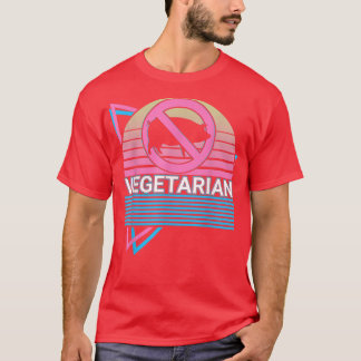 Vegan Veganism Vegetarian Retro T-Shirt