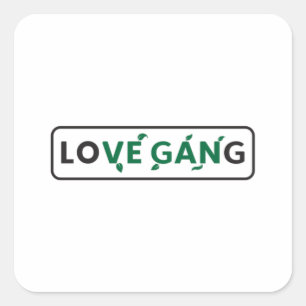 Vegan Vegetables Love Vegetarian Veganism Gift Square Sticker