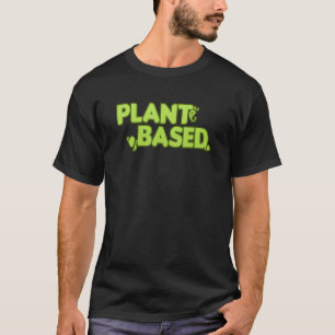 Vegan Vegetarian Food Vegans Plant Based Green Vin T-Shirt