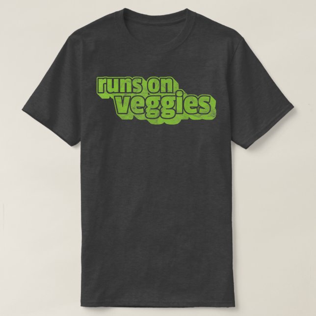 Vegan Vegetarian Food Vegans Plant Based Veggies V T-Shirt (Design Front)