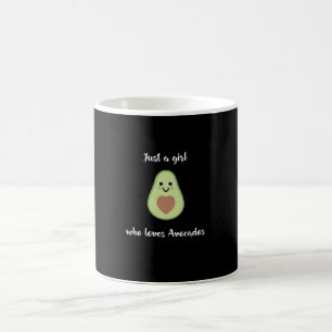 Vegan Vegetarian - Just A Girl Who Loves Avocados Coffee Mug
