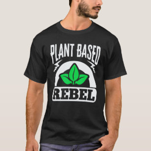 Vegan Vegetarian Plant Based Rebel Bunny Carrot Ve T-Shirt