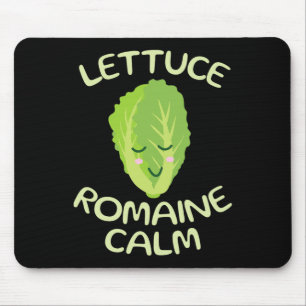 Vegan Vegetarian Unique Gifts Apparel Vegan Lettuc Mouse Pad