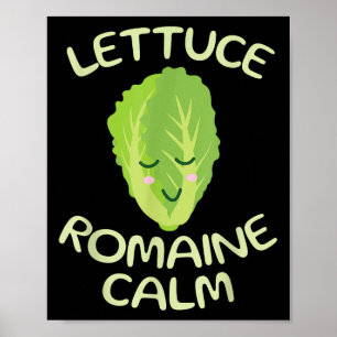 Vegan Vegetarian Unique Gifts Apparel Vegan Lettuc Poster