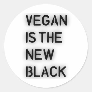 Vegan Vegetarian Veganism Veggie Animal Gift Classic Round Sticker