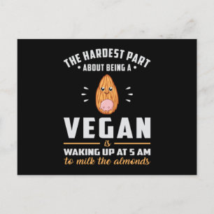 Vegan Vegetarian Veganism Veggie Vegetables Gift Postcard