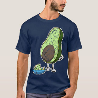 Vegan Vegetarian Vegans Plant Based Avocado Dip Sa T-Shirt