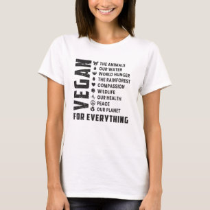 Vegan Vegetarian Vegetables Veganism Funny Gift T-Shirt
