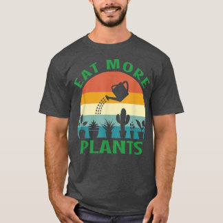Vegan Vegetarien Plant Gardening Cactus Plants Des T-Shirt