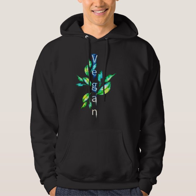 vegan vibe, vegan tee, vegan lifestyle, vegan vibe hoodie (Front)