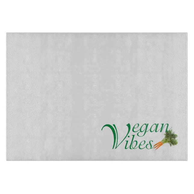 Vegan vibes cutting board (Front)