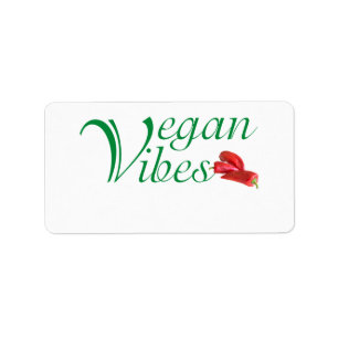 Vegan vibes label