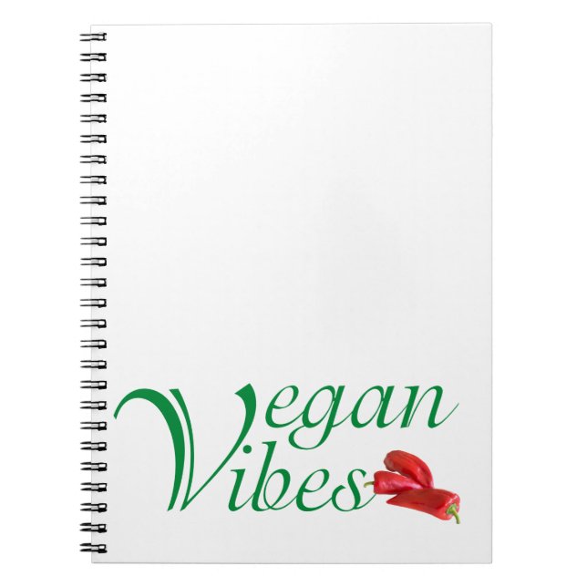 Vegan vibes notebook (Front)