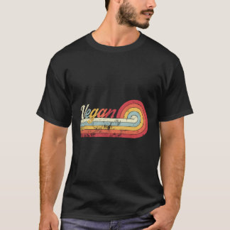 Vegan Vintage Retro Style T-Shirt