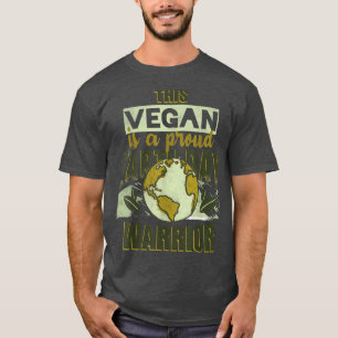 Vegan Warrior Green Nature Climate Protect Hour Da T-Shirt