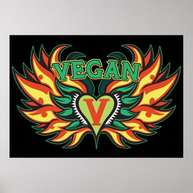 Vegan Wings Poster (Front)