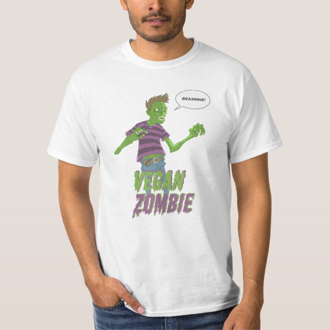 Vegan Zombie T-Shirt (Front)