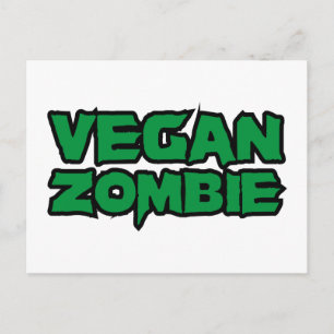 Vegan Zombies Postcard