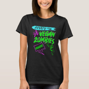 Vegan Zombies Vegetarian Vegan Day Vegetables T-Shirt