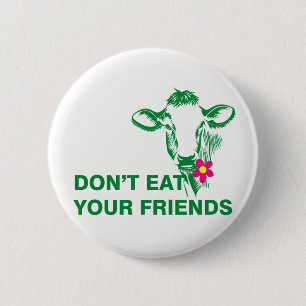 Veganism 6 Cm Round Badge
