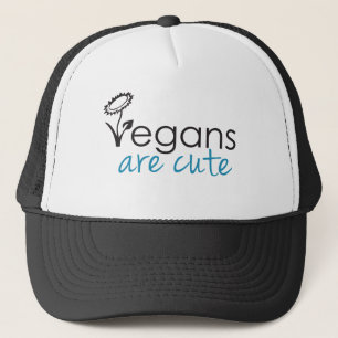 Vegans are Cute - An Advocates Custom Design Trucker Hat