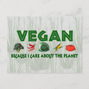 Vegans for the Planet Postcard