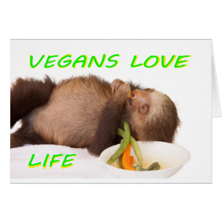 vegans love life , slothie