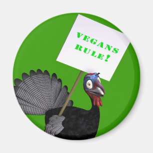 Vegans Rule! Magnet