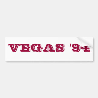 VEGAS '94 BUMPER STICKER