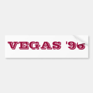 VEGAS '96 BUMPER STICKER